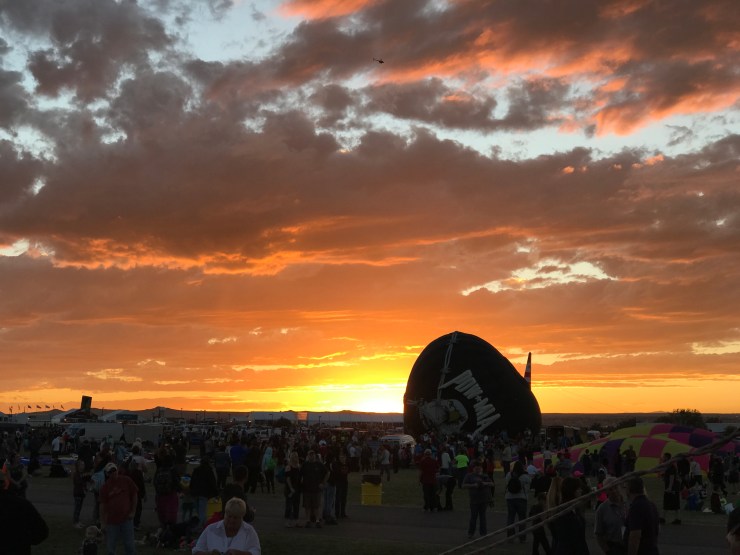Sunset at the Balloon Fiesta Park