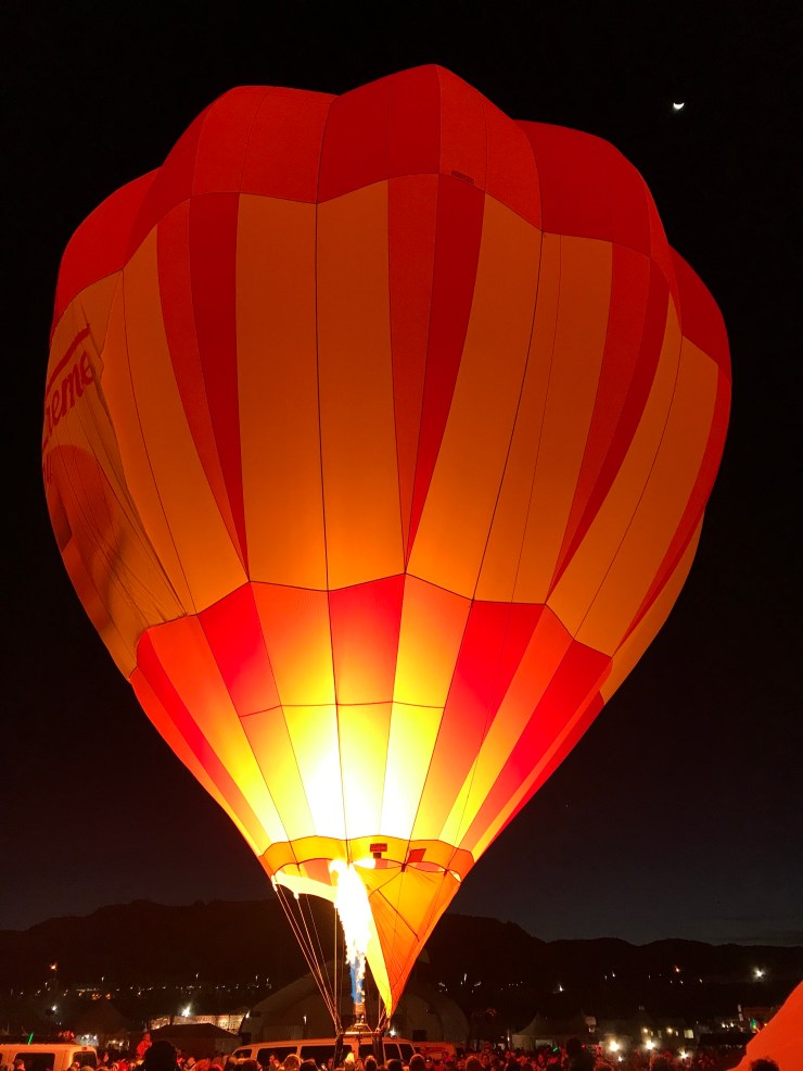 Krispy Kreme Balloon during the Morning Glow