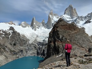 Taking in the view of Laguna Sucia