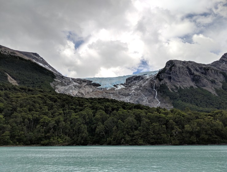 The Cerro Negro Glacier and we approached the next landing area
