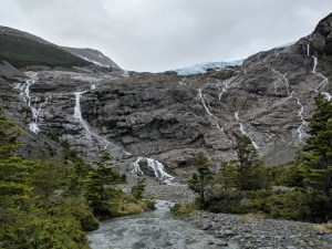 Our beautiful lunch spot with a view of the Cerro Negro Glacier