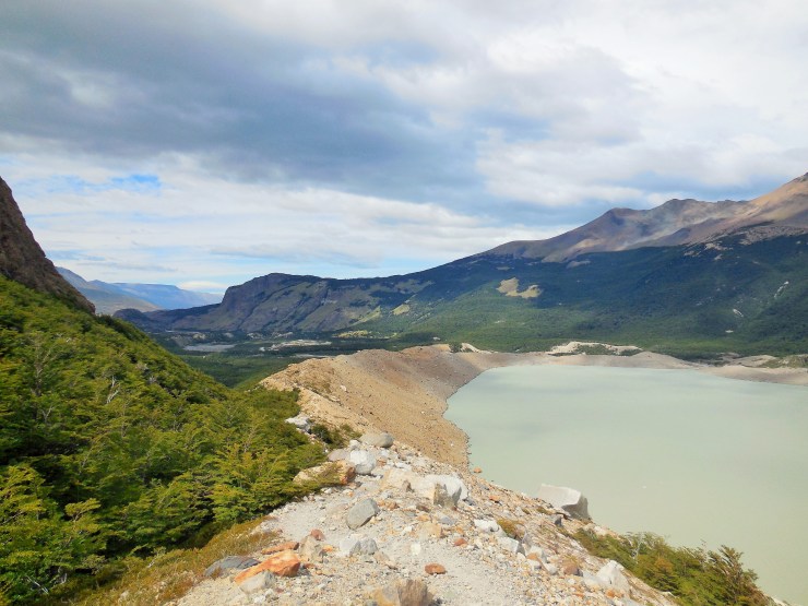 View looking back towards the trailhead from the Mirador Maestri