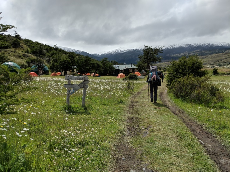 Camp Seron sits in a nice meadow that has great views of the surrounding mountains