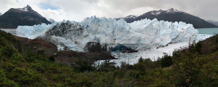 Another panoramic of the Perito Moreno Glacier from the lowest observation deck