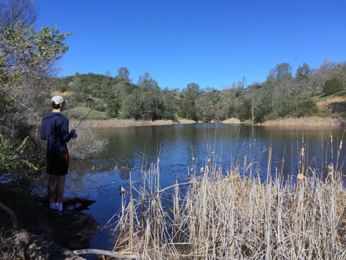 Henry-coe-backpacking-mississippi-lake-shore-fishing
