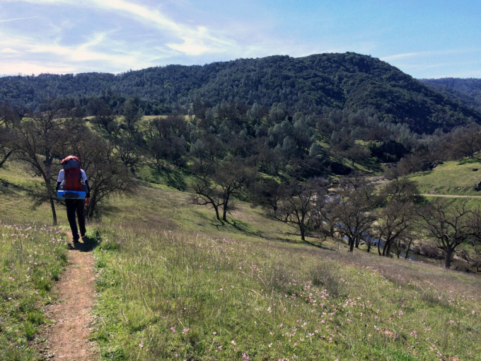 Henry-coe-backpacking-mississippi-willow-ridge-descent-to-narrows