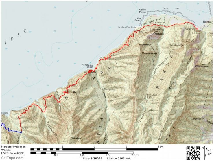 Kalalau-trail-backpacking-day-1-map