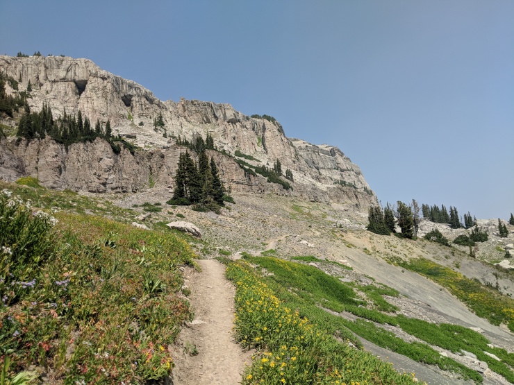 Teton-crest-trail-backpacking-past-fox-creek-pass-towards-death-canyon-shelf