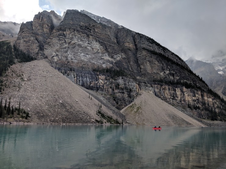 moraine-lake-from-shore-canoe-on-lake