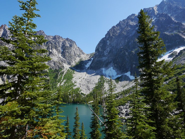 Colchuck Lake -- and here is where I first noticed Aasgard Pass