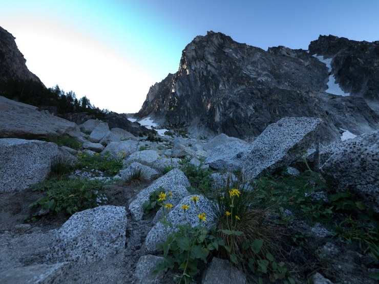 Headed up Aasgard Pass.