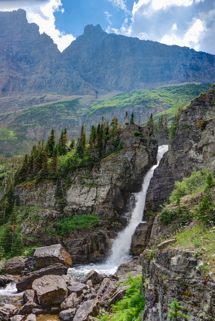 Seen from the Stoney Indian Pass Trail in Glacier National Park, Montana