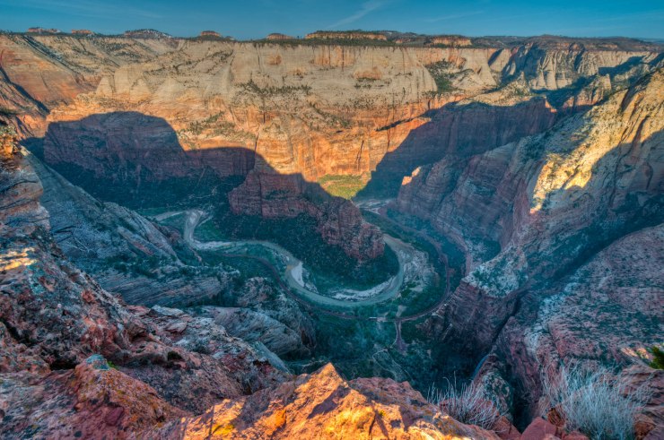 zion-traverse-east-rim-trail-cable-mountain-view