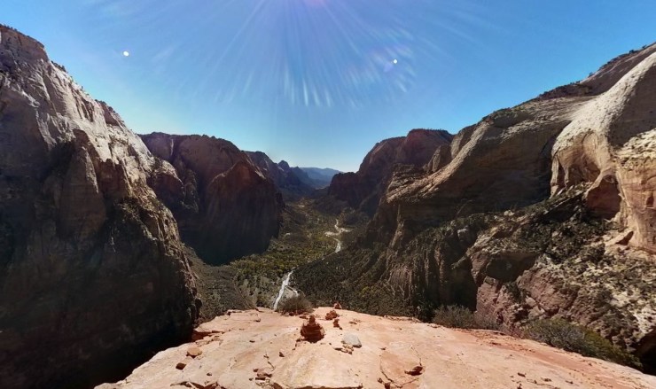 zion-traverse-west-rim-trail-angels-landing-view-south