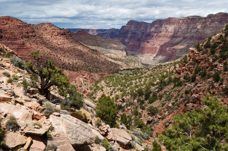Seen from the Tanner Trail in Grand Canyon National Park, Arizona