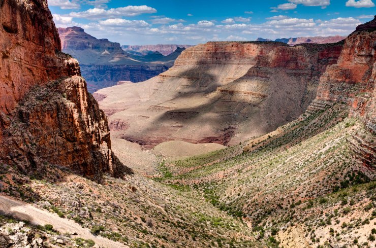 Seen from the Grandview Trail in Grand Canyon National Park, Arizona